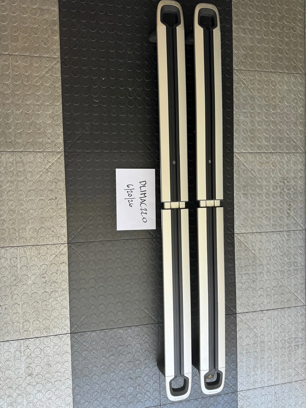 Rivian R1T R1S OEM Bright Crossbars IMG_5779