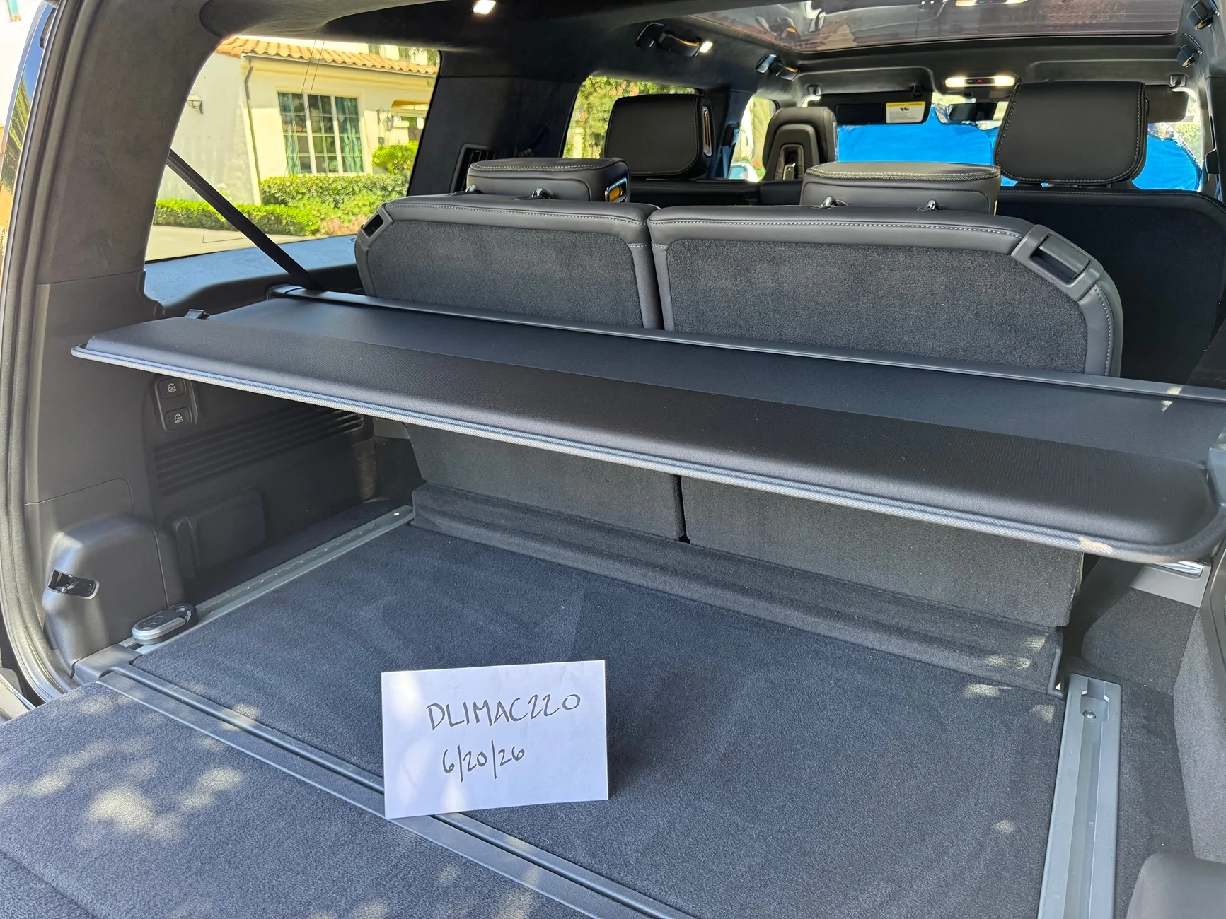 Rivian R1T R1S R1S OEM Cargo Cover IMG_5781