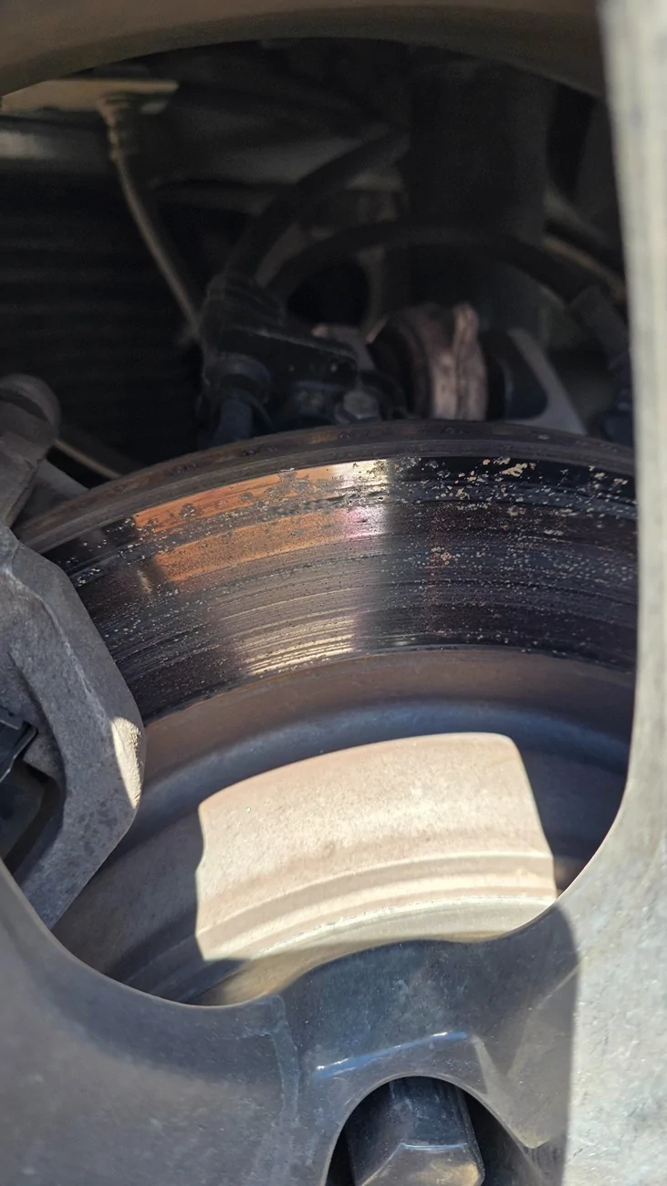 Rivian R1T R1S Rear Brake rotors - casualty of high regen. 20260621_110600