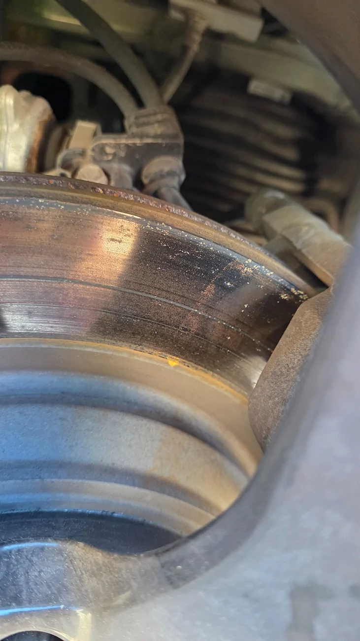 Rivian R1T R1S Rear Brake rotors - casualty of high regen. 20260621_110618
