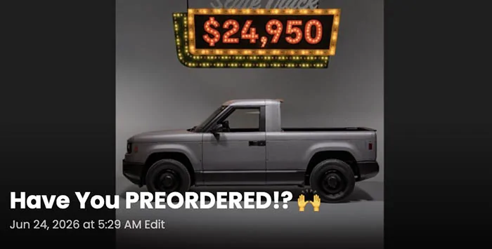Rivian R1T R1S $24,950 SLATE EV Truck / SUV Info & News Screenshot 2026-06-24 at 9.37.27 PM