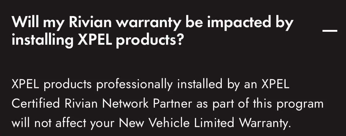 Rivian R1T R1S R2 XPEL PPF Option Official Launch - Now Available in Configurator IMG_1614
