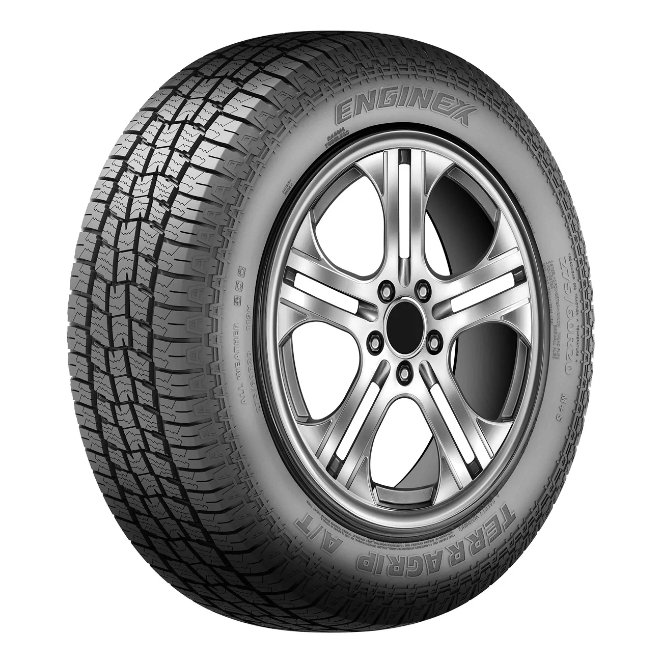 Rivian R1T R1S $100 Lease Return Tires: EngineX TerraGrip A/T 275/60R20 119H 600 AA enginex
