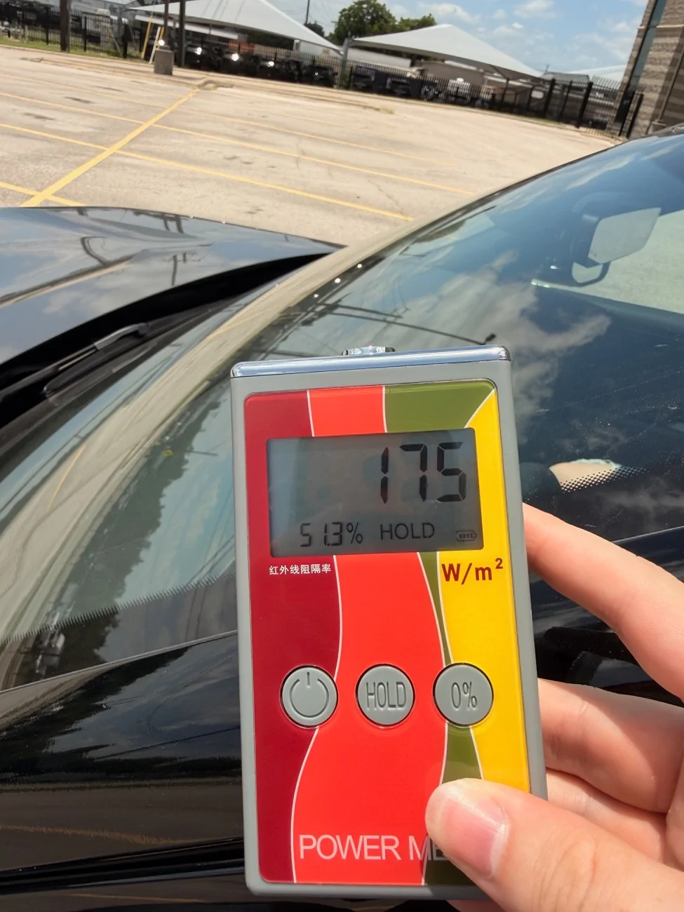Rivian R1T R1S R2 Factory Window Tint Level % - Measured Values (All Glass) IMG_9950