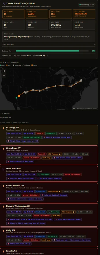 Rivian R1T R1S Vegas to Upstate NY 1782755538199-bl