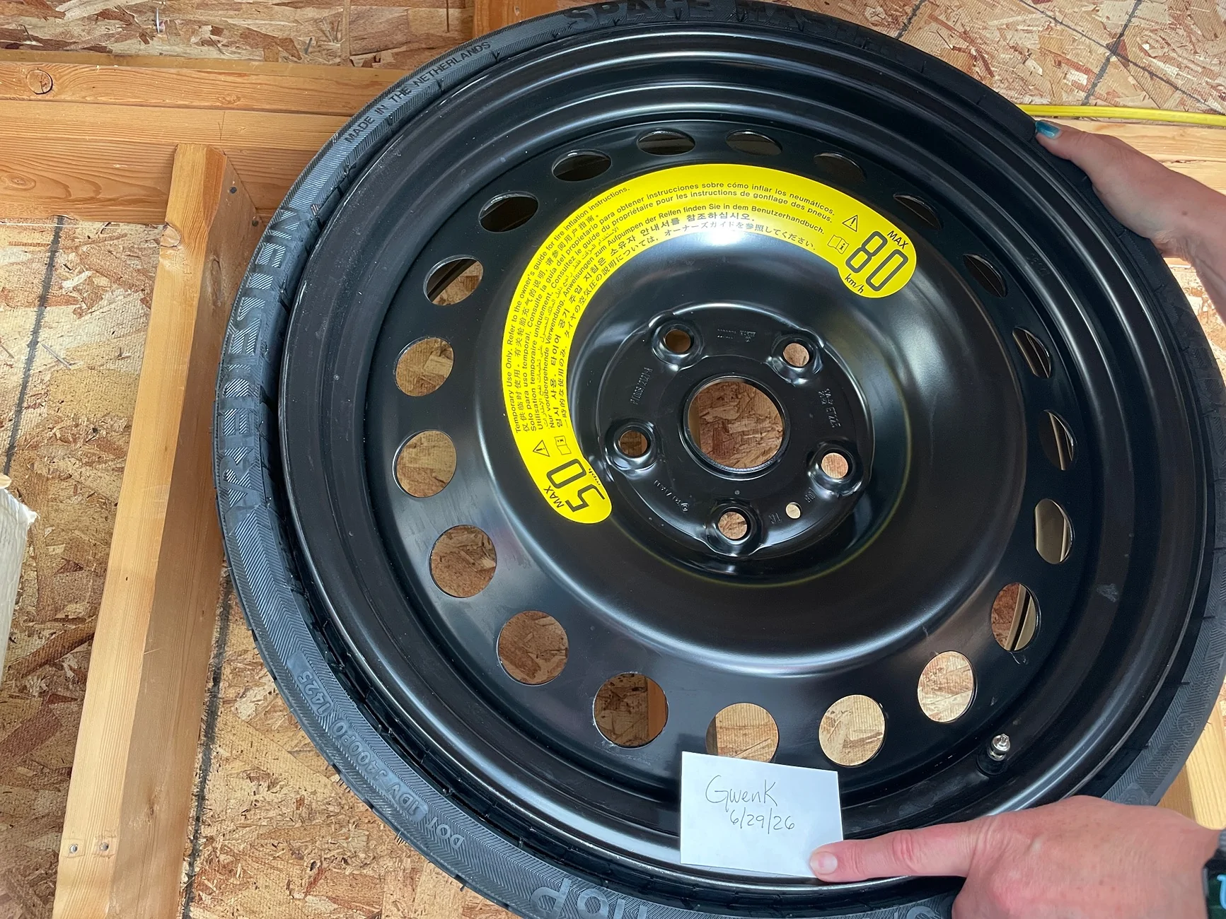 Rivian R1T R1S R1S Compact Spare Tire, 22," $400 IMG_5753