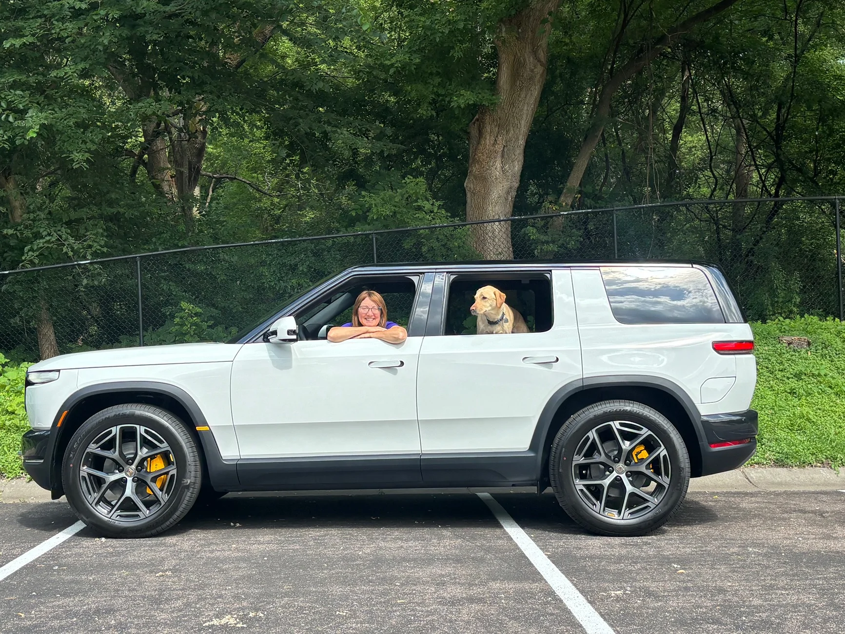 Rivian R1T R1S Picked up our R2 this morning (June 29). So far so good. VIN 1588. IMG_5724