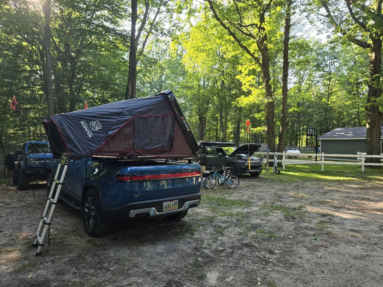 Rivian R1T R1S 1 Month Away - Buckeye State Rivian Club Silver Lake Sand Dunes Weekend! 20250718_184655