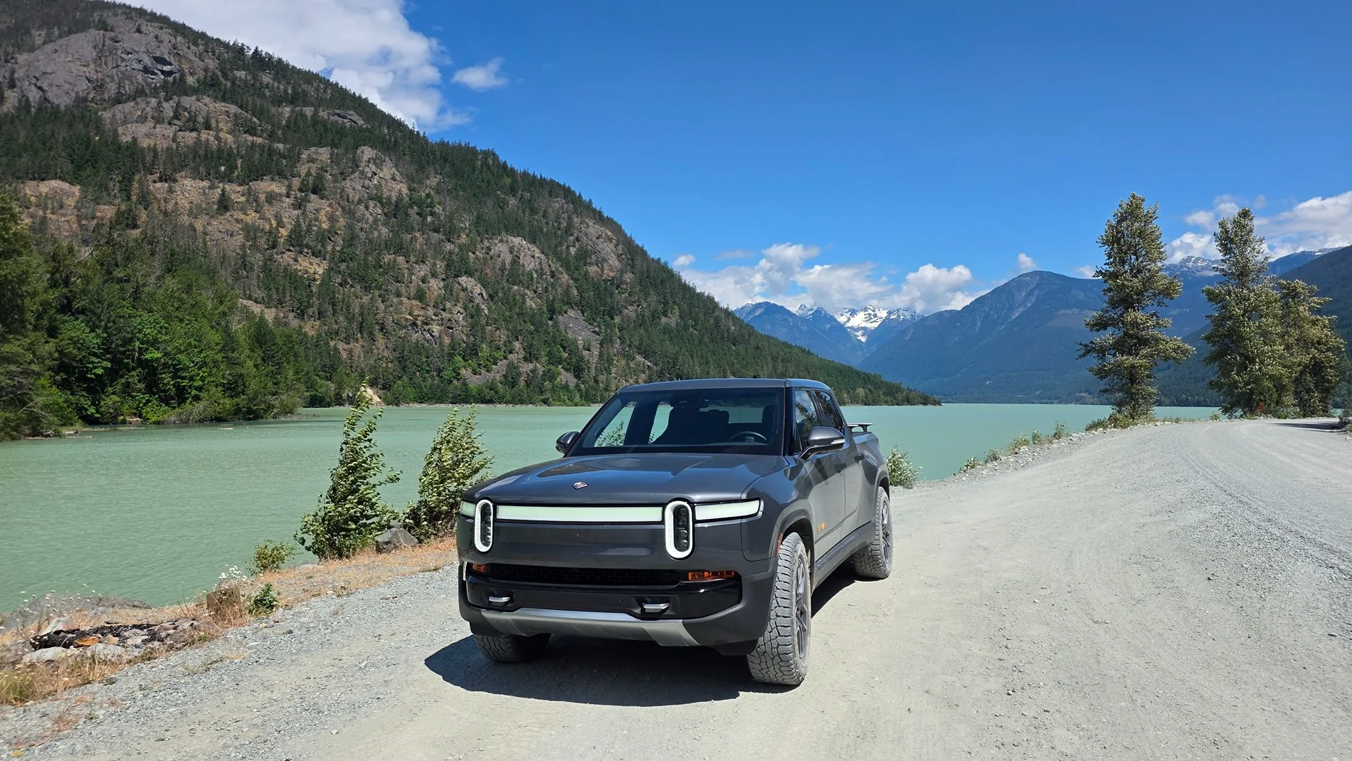 Rivian R1T R1S First time off-road in my R1T, Question about descending 20260629_121137