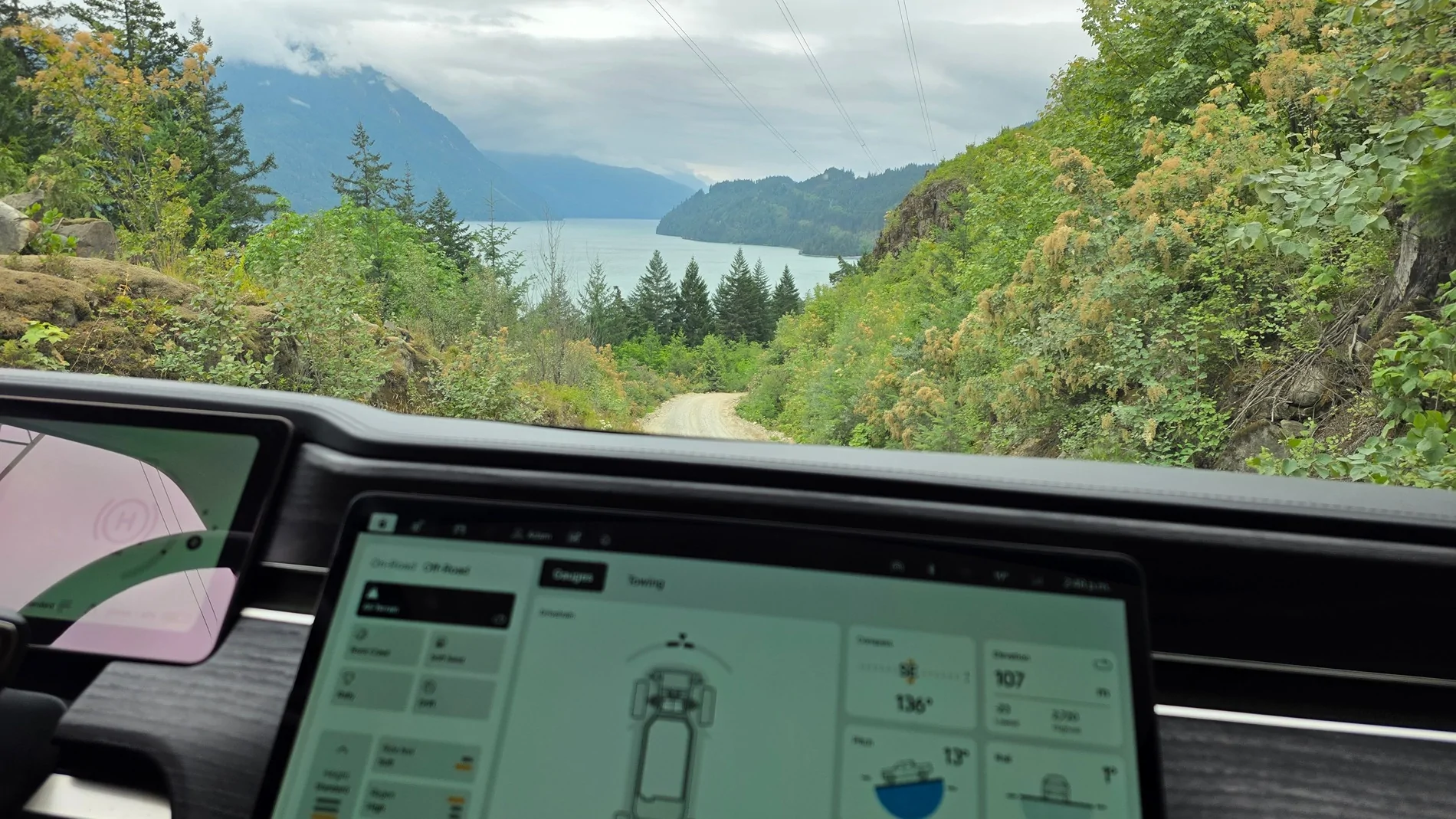 Rivian R1T R1S First time off-road in my R1T, Question about descending 20260629_144845