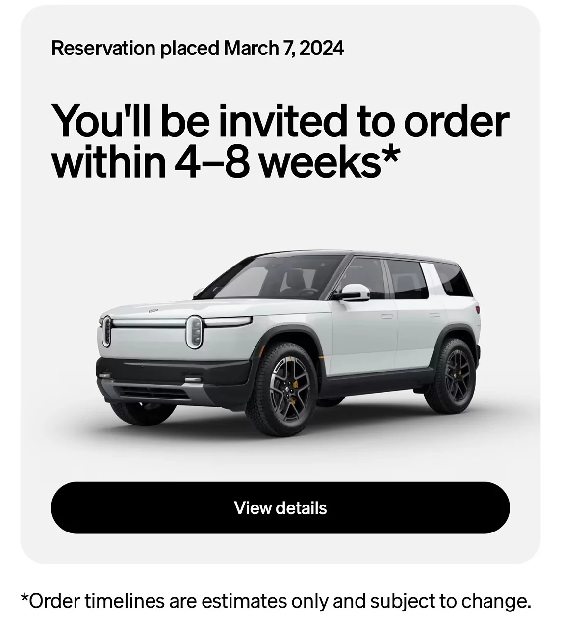 Rivian R1T R1S I checked my email ___ times today IMG_5551