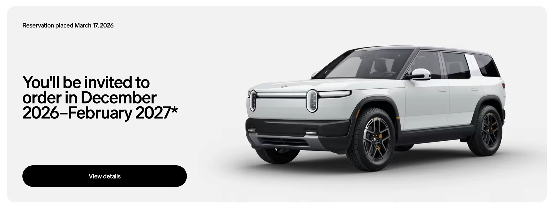 Rivian R1T R1S Update on timing now in account Screenshot 2026-06-30 at 11.14.13 AM