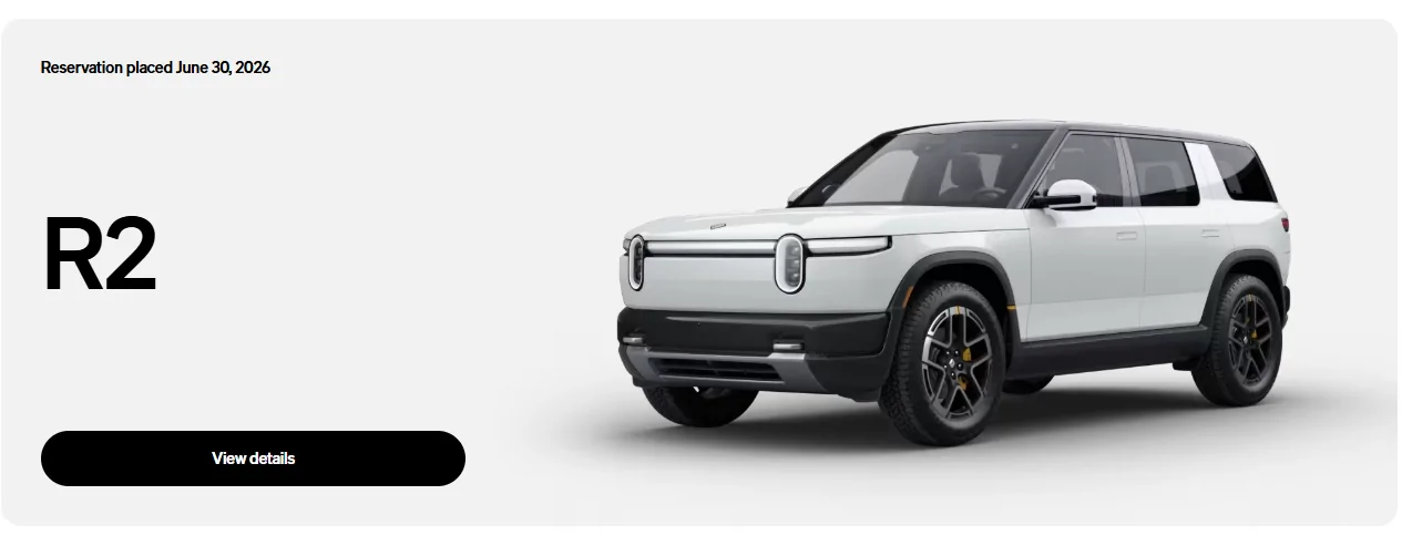 Rivian R1T R1S Update on timing now in account 1782841420694-j