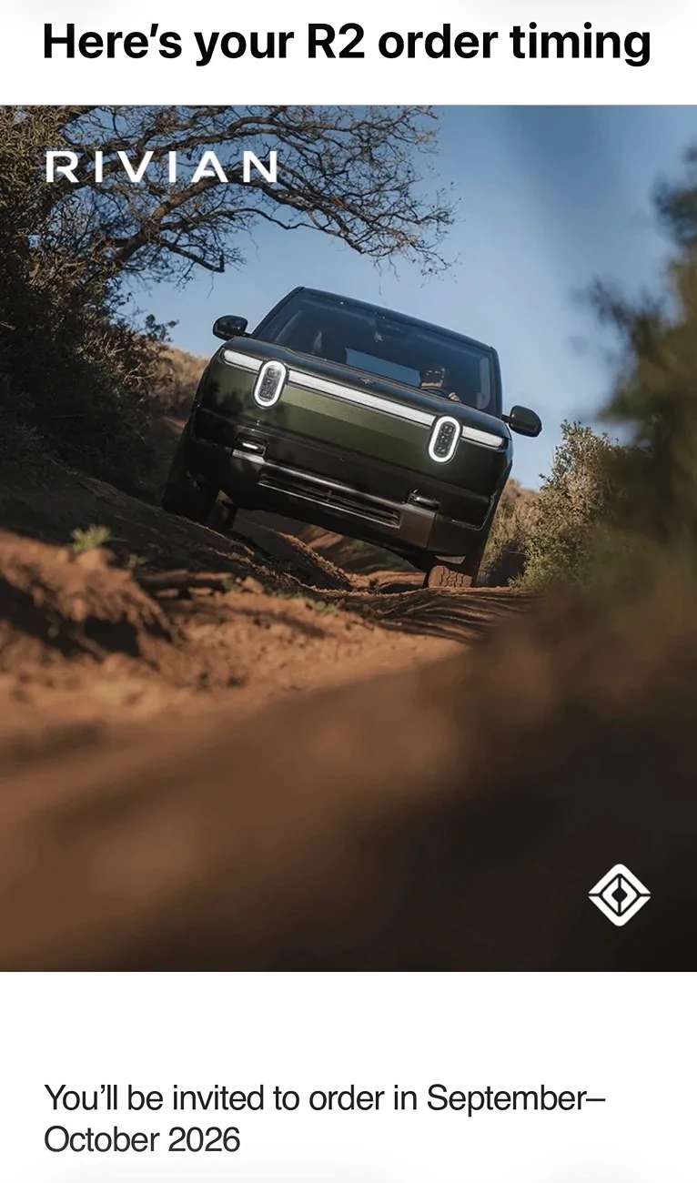 Rivian R1T R1S Who HASN'T been invited to order with an early reservation? IMG_2686