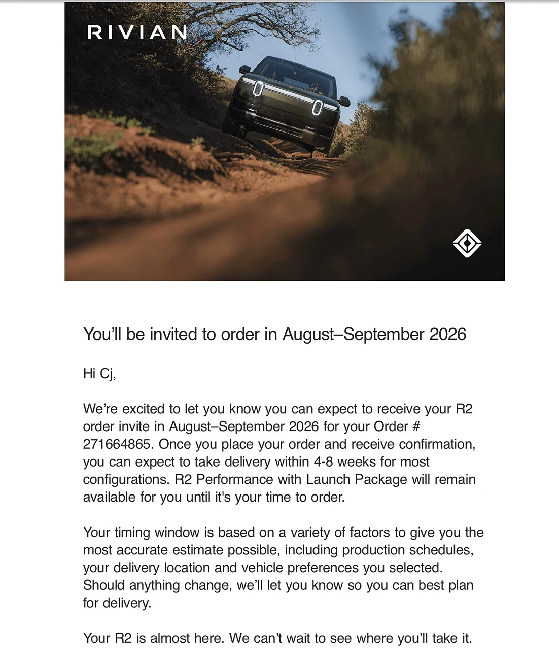 Rivian R1T R1S R2 Orders / VIN / Deliveries List Tracker + Stats 📊 IMG_1429