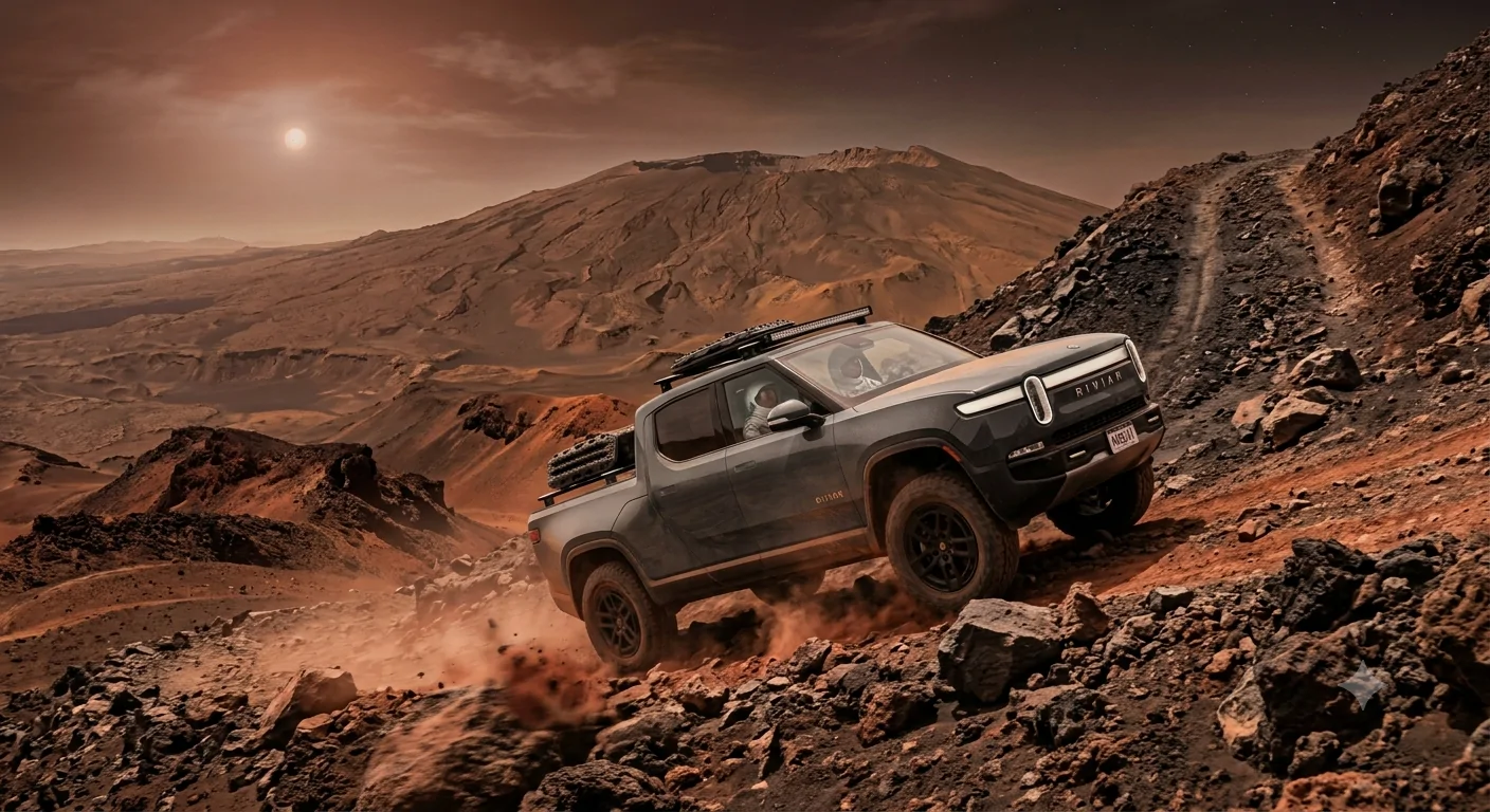 Rivian R1T R1S First time off-road in my R1T, Question about descending 1782916814187