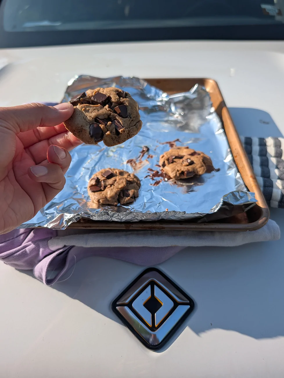 Rivian R1T R1S Baking Cookies in a Rivian PXL_20260702_220937650.MP