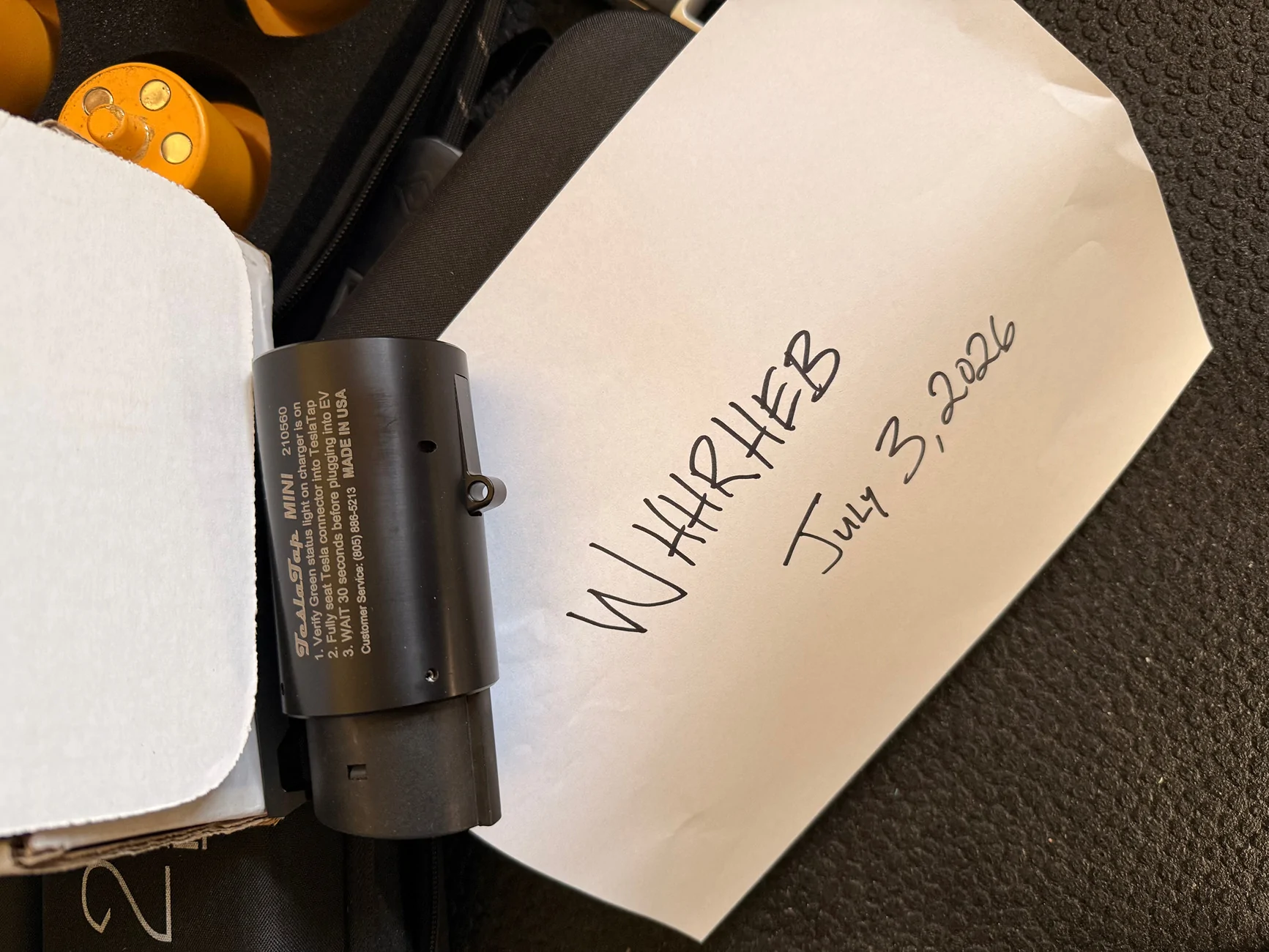 Rivian R1T R1S TeslaTap MINI 60 Amp Charging Adapter - $140 OBO IMG_4443