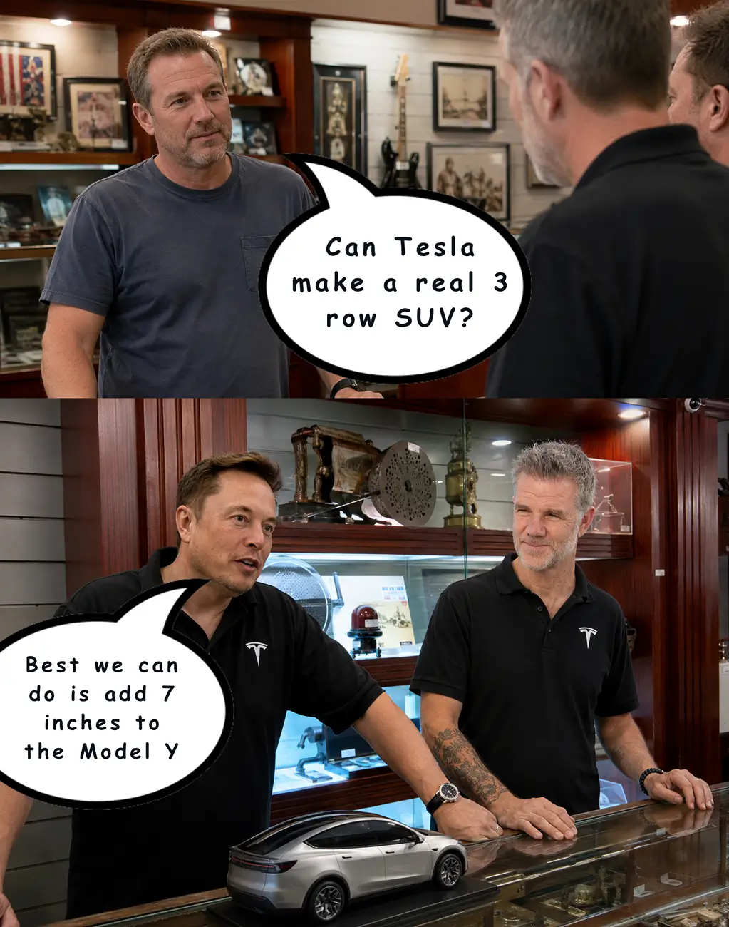 Rivian R1T R1S New Tesla Model Y L launching this weekend IMG_0896