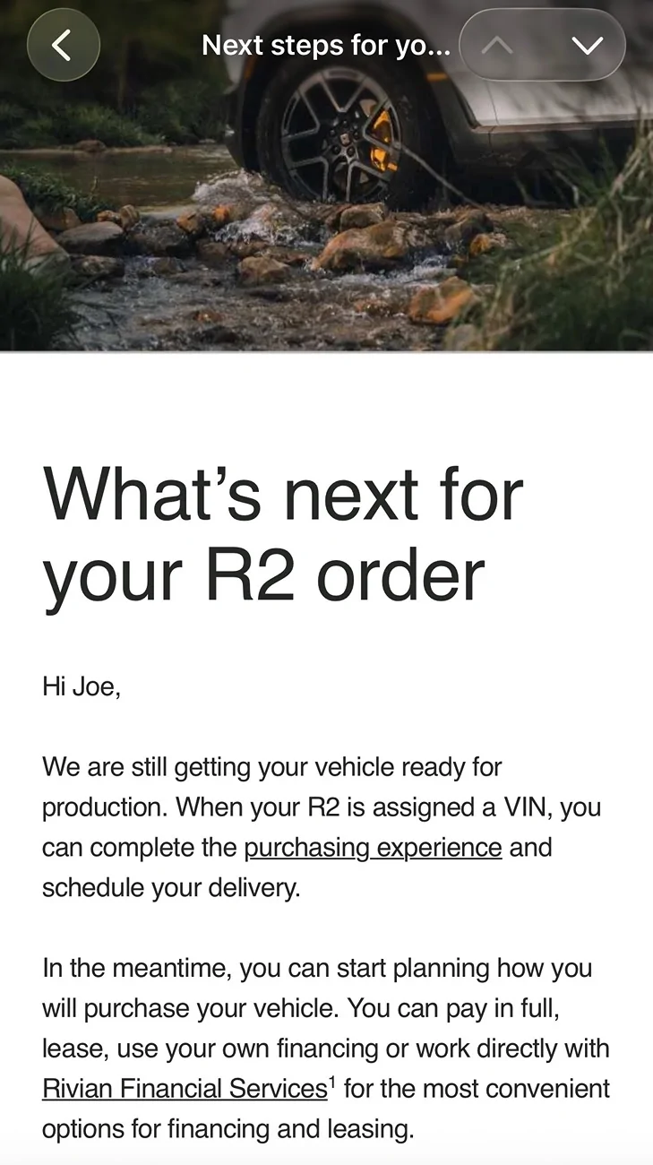 Rivian R1T R1S R2 Orders / VIN / Deliveries List Tracker + Stats 📊 IMG_4029
