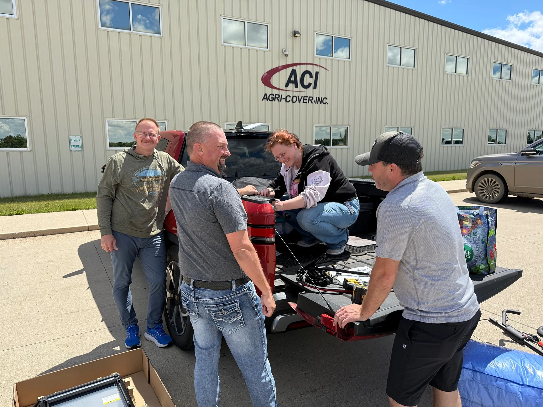 Rivian R1T R1S Cross-country road trip and a LOMAX tonneau cover install by the Agri-Cover crew IMG_4876