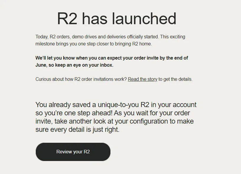 Rivian R1T R1S Update on timing now in account 1783311779061-c0