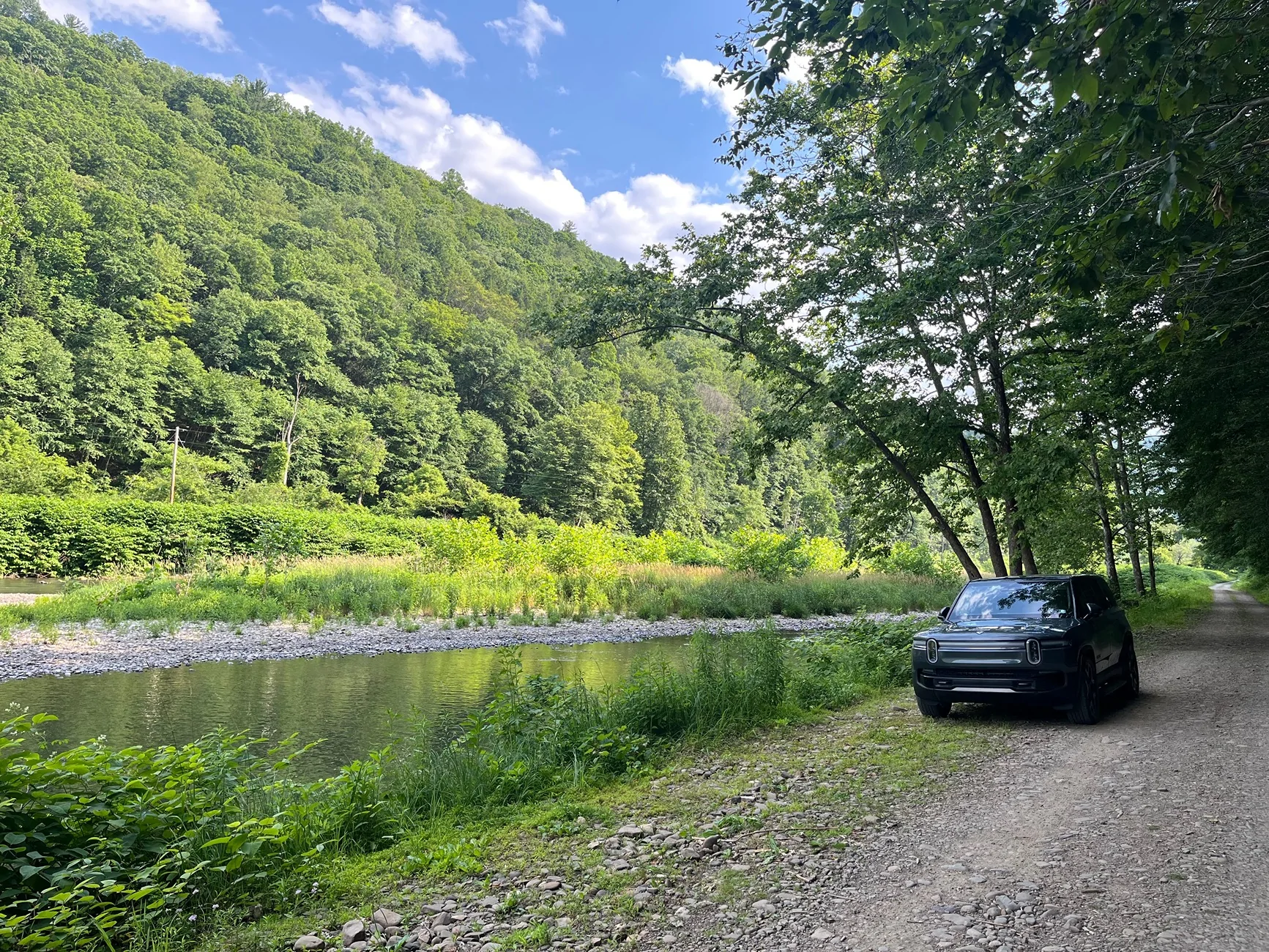 Rivian R1T R1S Erie, PA to NJ shore and a scenic diversion IMG_2528