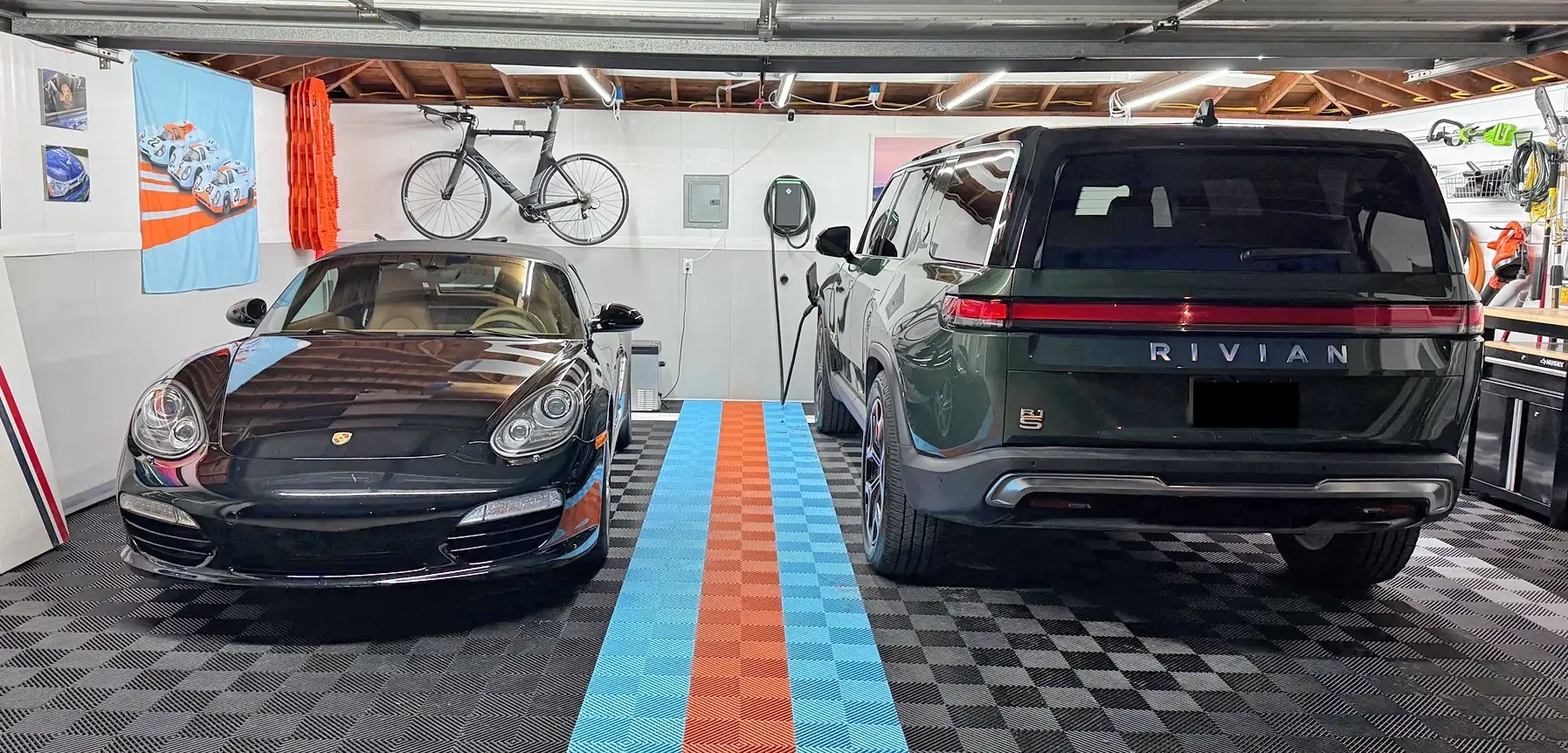 Rivian R1T R1S Garage appreciation thread - show yours 158695-0f08809779911d663aba3326e6127103