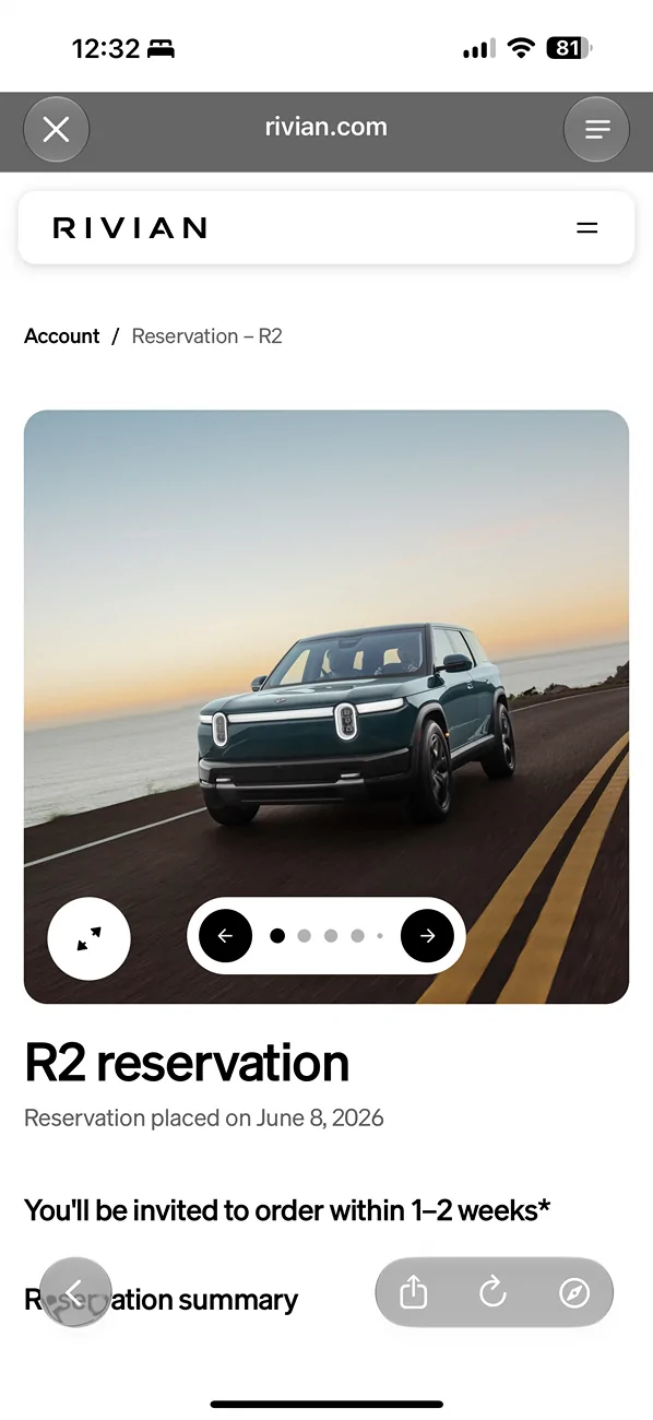 Rivian R1T R1S R2 Reservation List Tracker + Stats 📊 IMG_3094