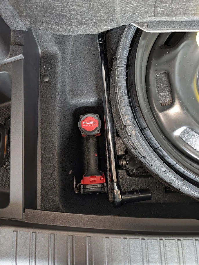 Rivian R1T R1S Anyone have the R2 Compact Spare? 1783513374295-cf
