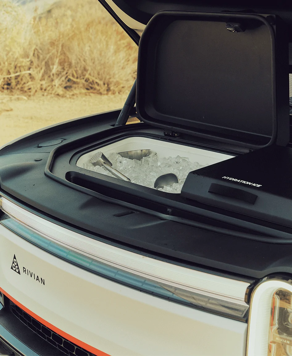 Rivian R1T R1S Custom R1T running support vehicle "Recharge Truck" by Rivian & Nike ACG 016089d8-fa60-48cc-9e93-7c3a3846190