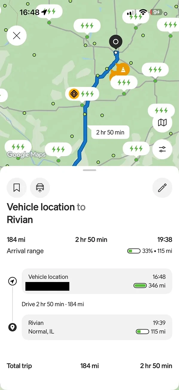 Rivian R1T R1S New Mobile App version (3.14) gives more detailed Map view, search and trip planning 159331-4a4de26750868cec02e0a3b1863729b9 copy