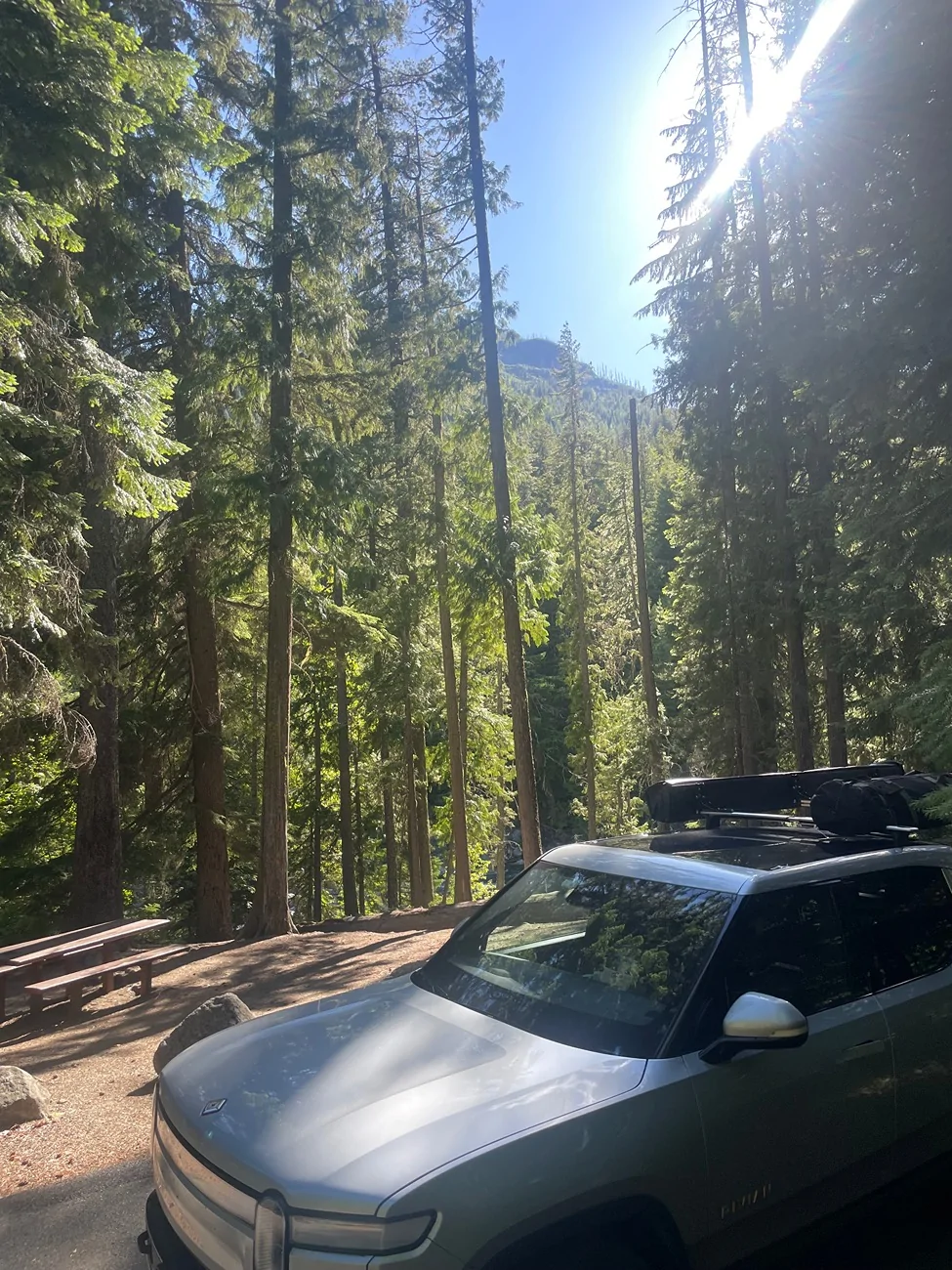 Rivian R1T R1S Bright Rivian Crossbars $300 obo IMG_8628