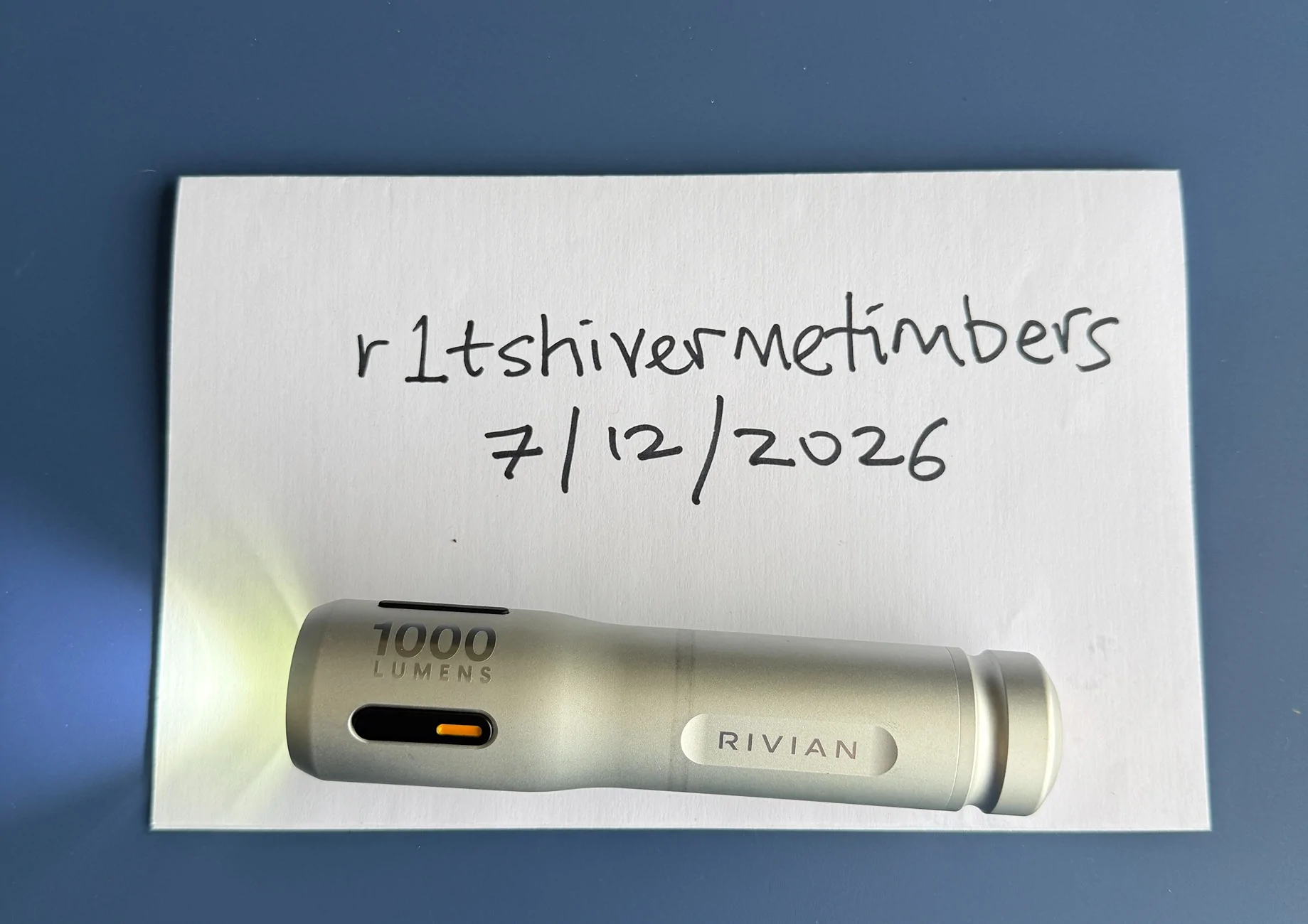 Rivian R1T R1S Rivian Torch Flashlight - $75 torch