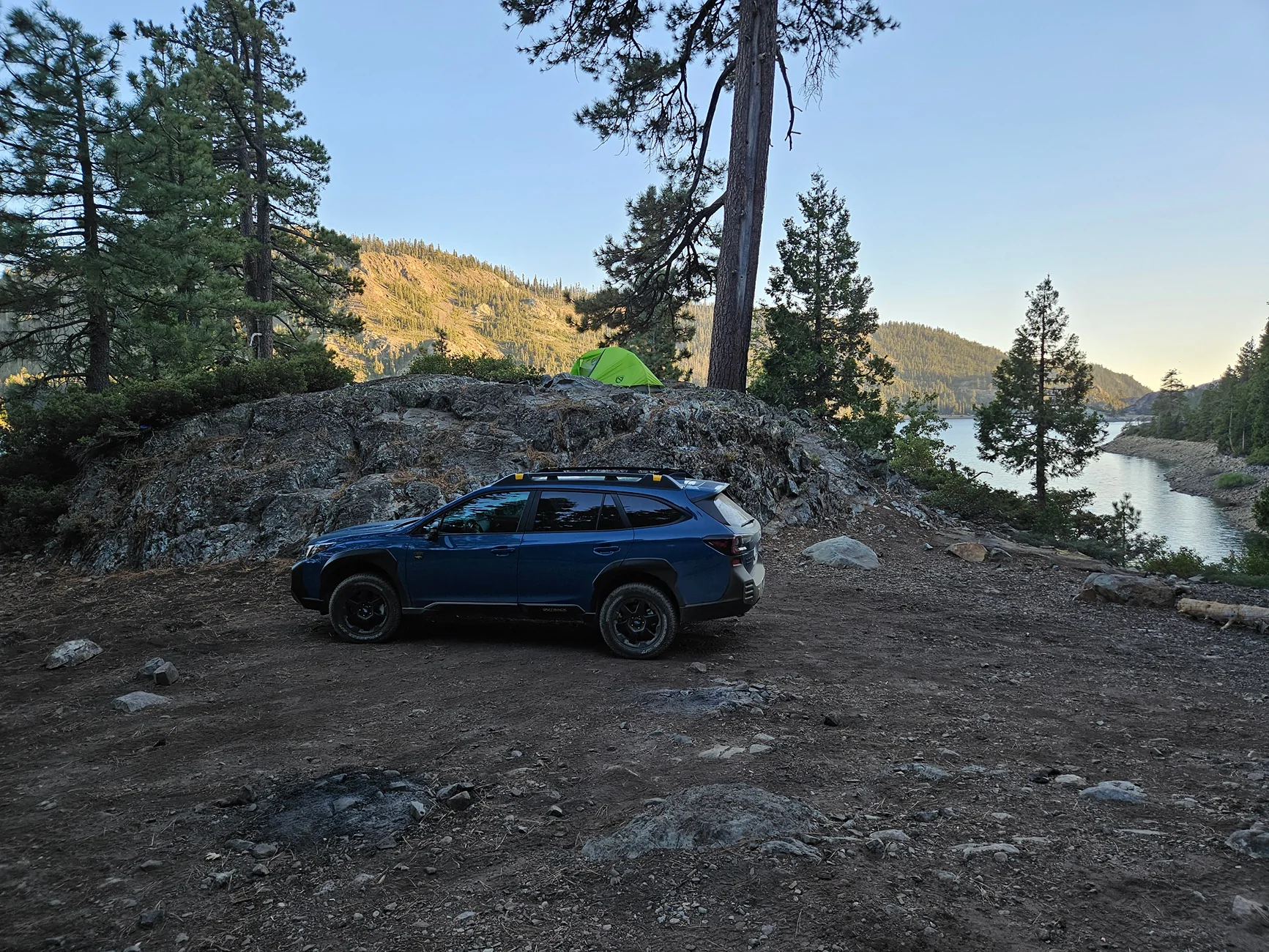 Rivian R1T R1S Bowman Lake Camping (Video) 20240913_184533
