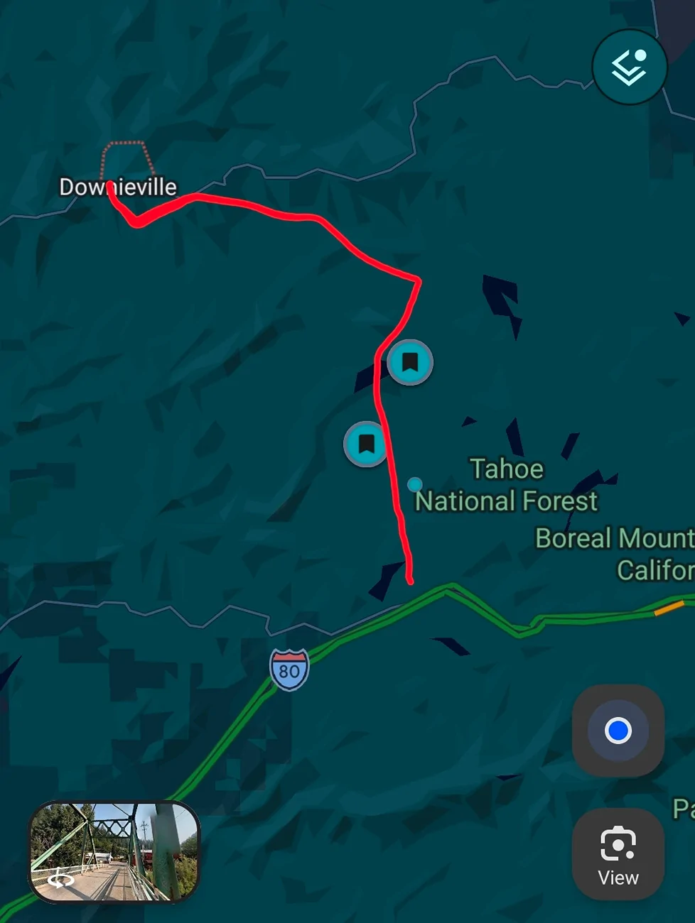 Rivian R1T R1S Bowman Lake Camping (Video) Screenshot_20260720_081926_Maps