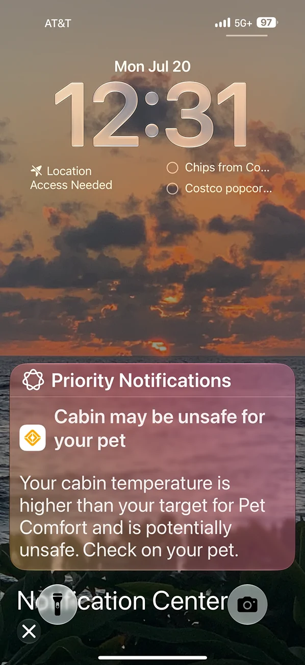 Rivian R1T R1S R2 Pet Mode Concerns From Owner's Test IMG_5477
