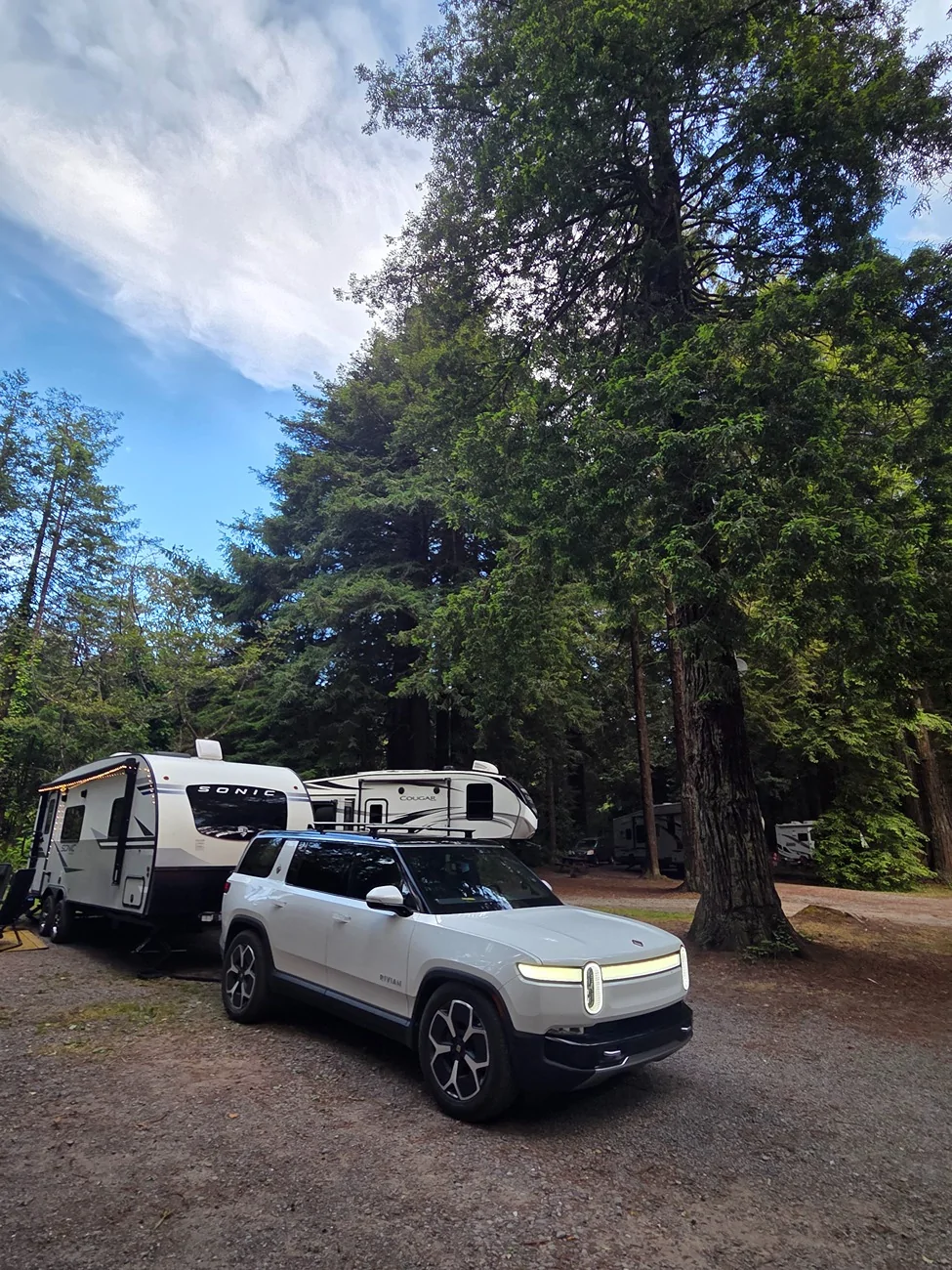 Rivian R1T R1S 2,115 Mile Camping & Towing Travel Trailer through California & Oregon 20260702_193940