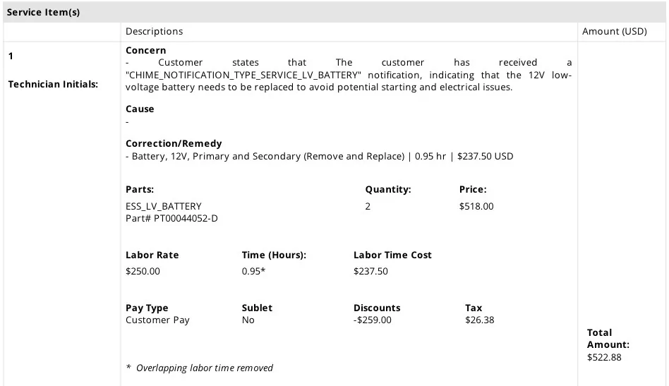 Rivian R1T R1S Cost for 12v battery replacement nowadays IMG_5483