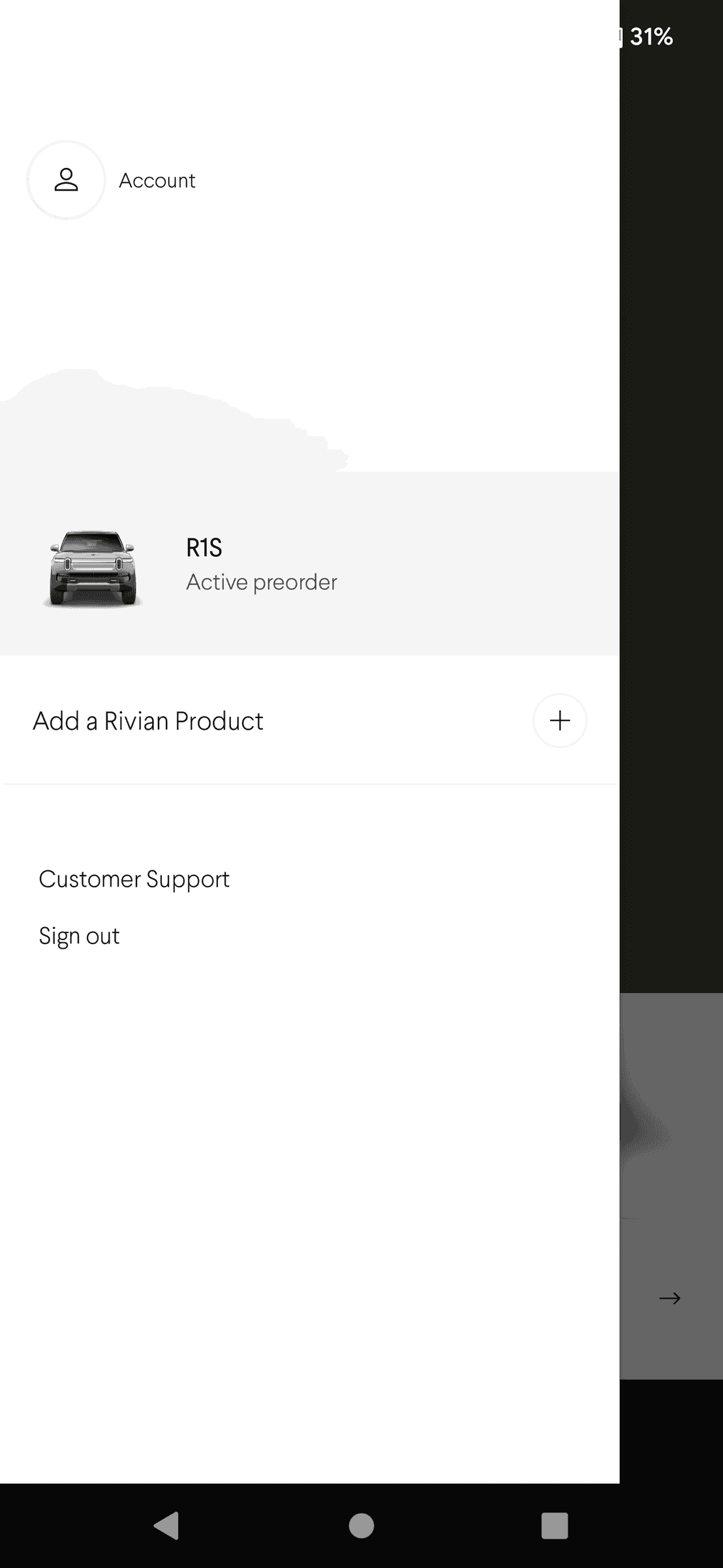 Rivian R1T R1S Rivian App Update 1.3.0 Screenshot_20220315-153716~2