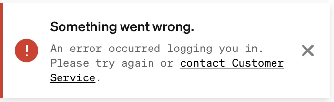 Rivian R1T R1S Error trying to login to Rivian.com 1647552585341