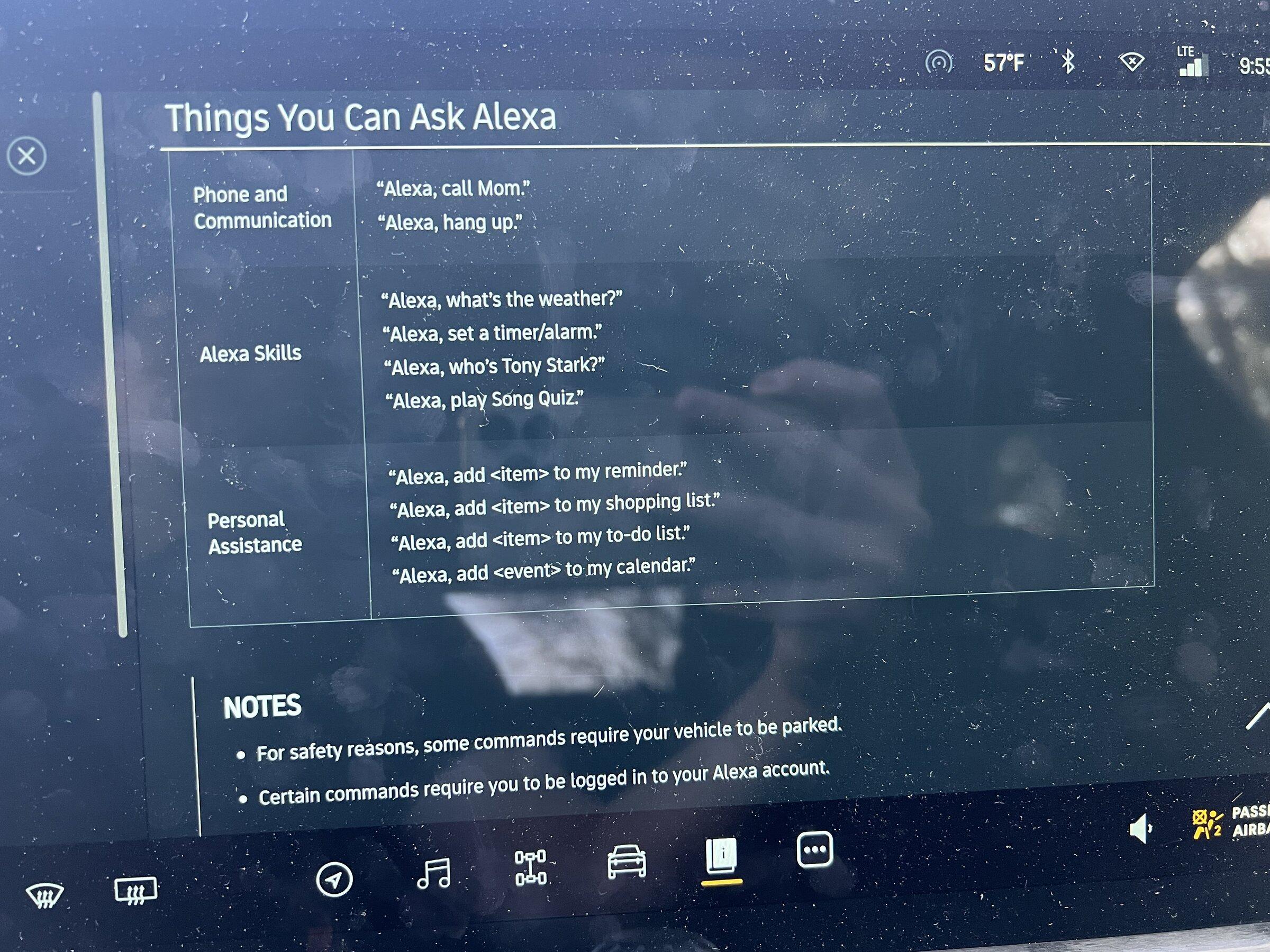 Rivian R1T R1S ALEXA Voice Commands - as of Software Version 2022.7 BD329003-43E6-4C09-AA48-C9A3839FEF32