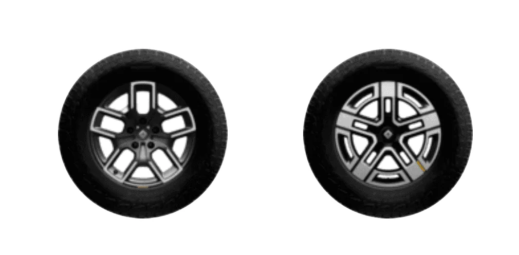 Rivian R1T R1S Any aerodynamic benefit between the two 20" wheel styles? 1647841569478