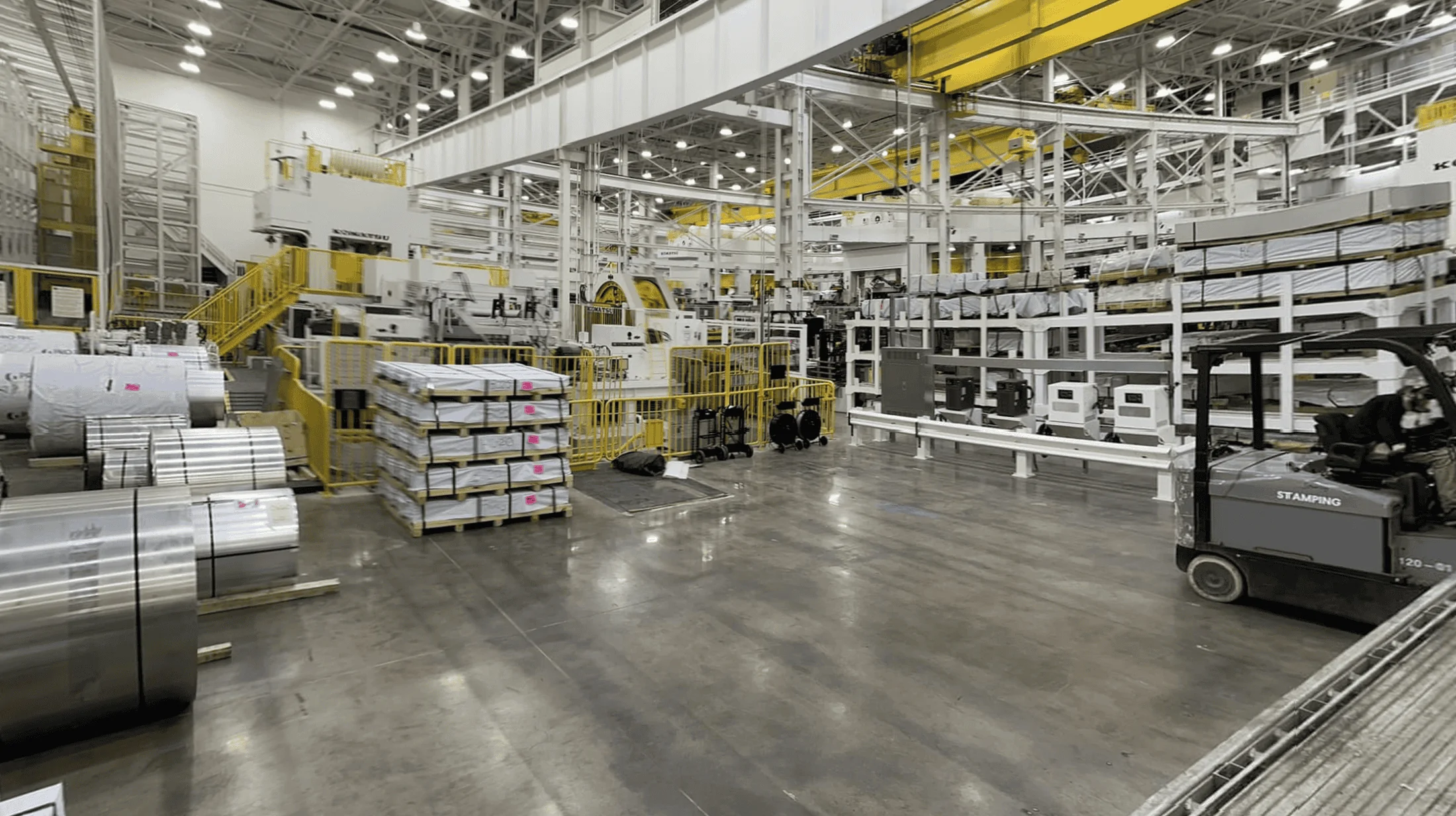 Rivian R1T R1S Factory production floor - recent look 1