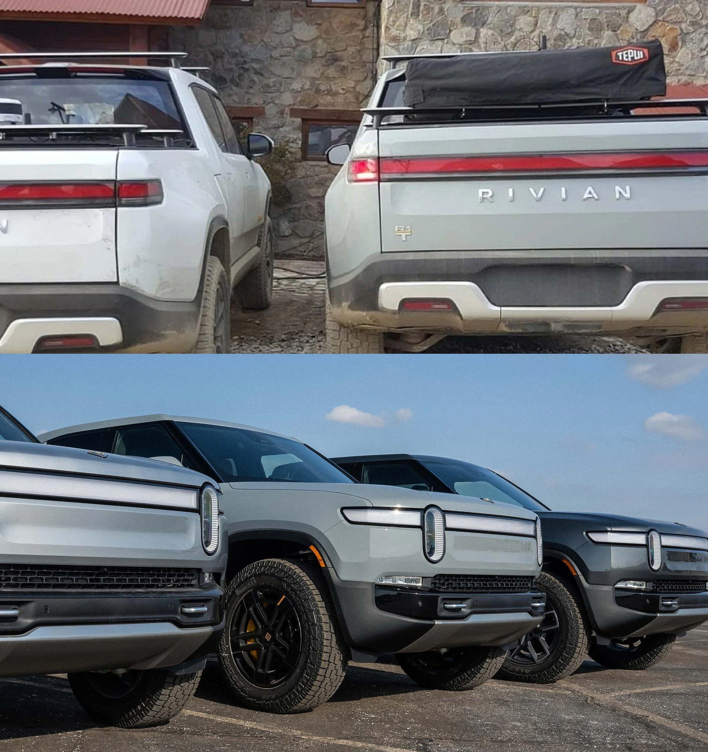 Rivian R1T R1S Limestone. It's real. Official from Rivian r1t