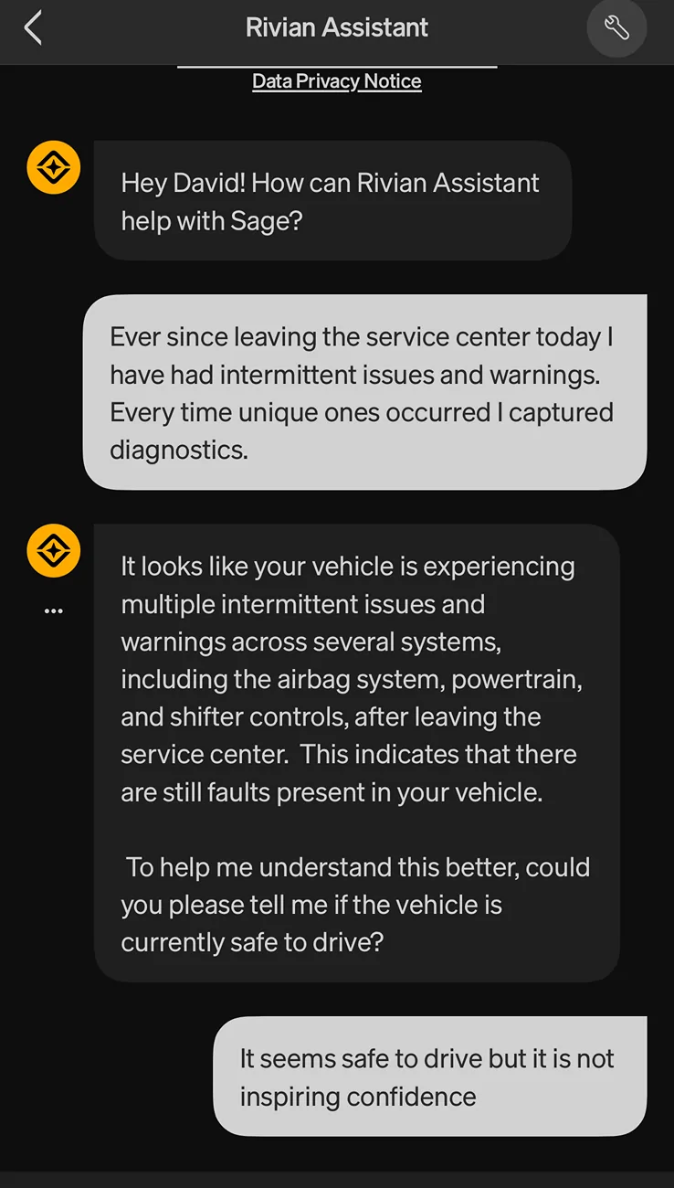 Rivian R1T R1S R2 teething/early issues -- Talk about your post-delivery concerns or headaches IMG_2345