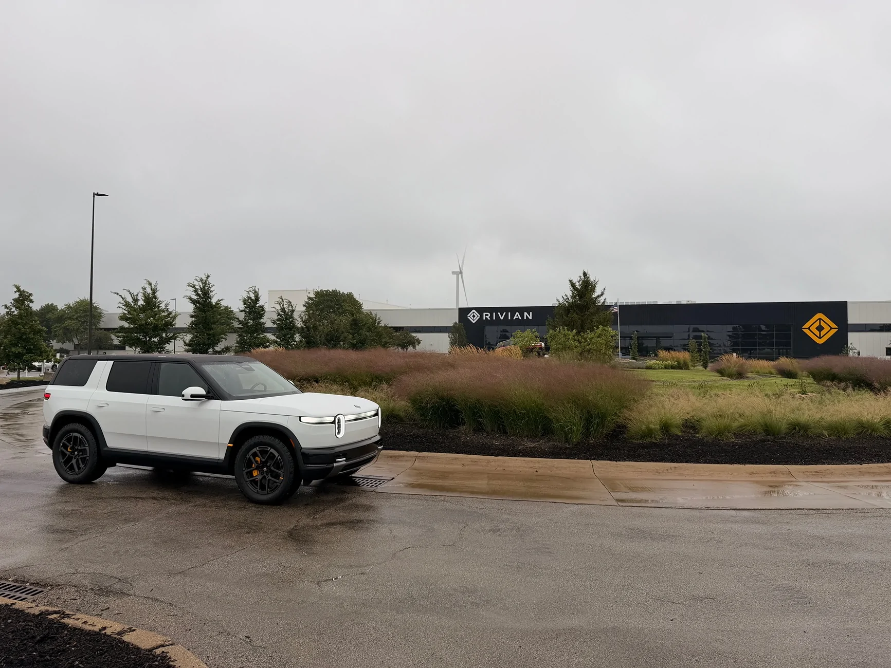 Rivian R1T R1S Forest Green R2 now on display at Rivian factory IMG_3340