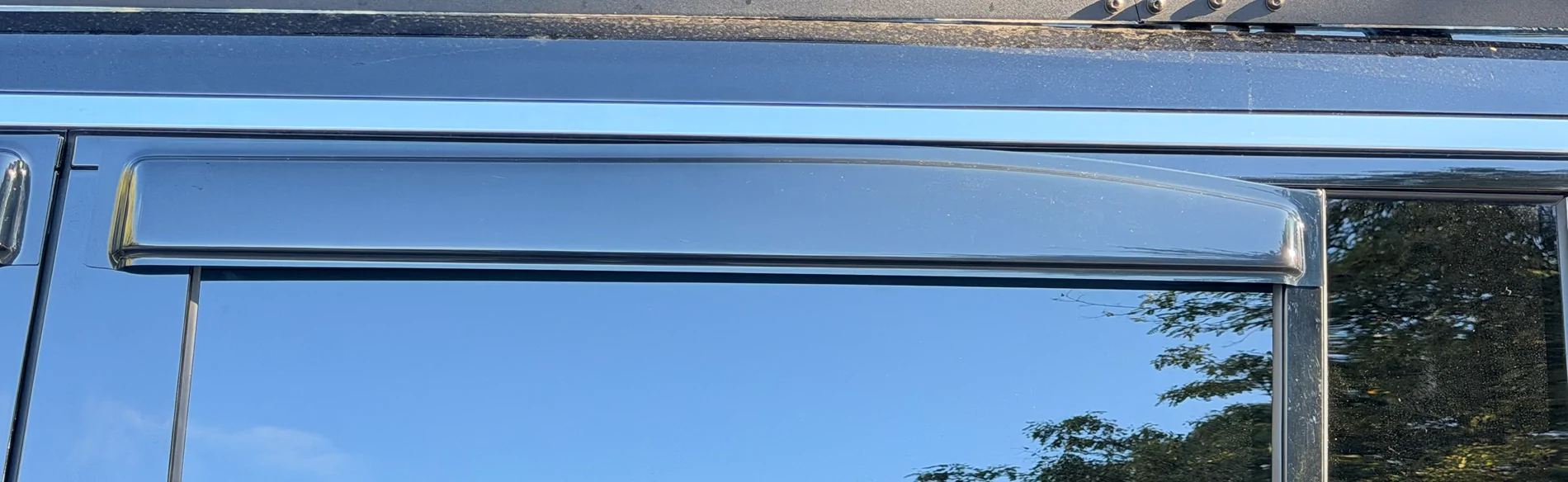 Rivian R1T R1S Installed R1T Window Visor on R1S tempImagea31adR