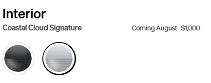 Rivian R1T R1S Coastal Cloud Interior available in August? 1785336719373-ca