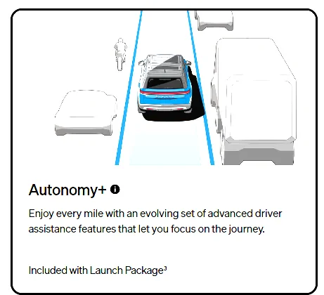 Rivian R1T R1S RAP1/lidar still on track for this year Screenshot 2026-07-30 215915